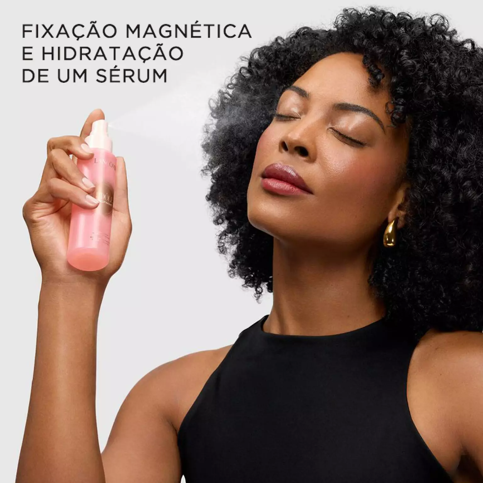 BRUMA FIXADORA LANCÔME SKIN IDÔLE MAKEUP MAGNETIC SÉRUM EM SPRAY