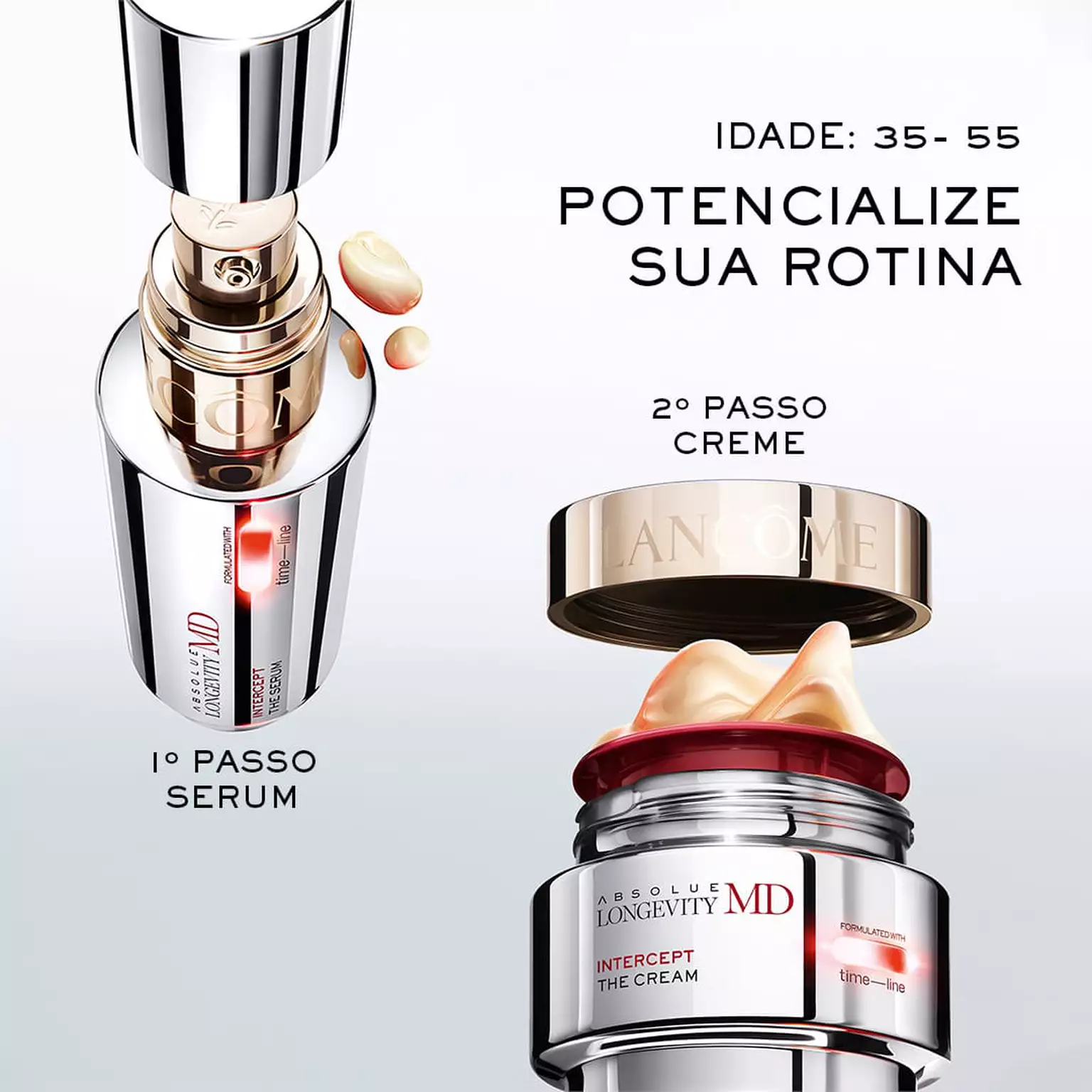 CREME FACIAL LANCÔME ABSOLUE LONGEVITY MD INTERCEPT 50ML