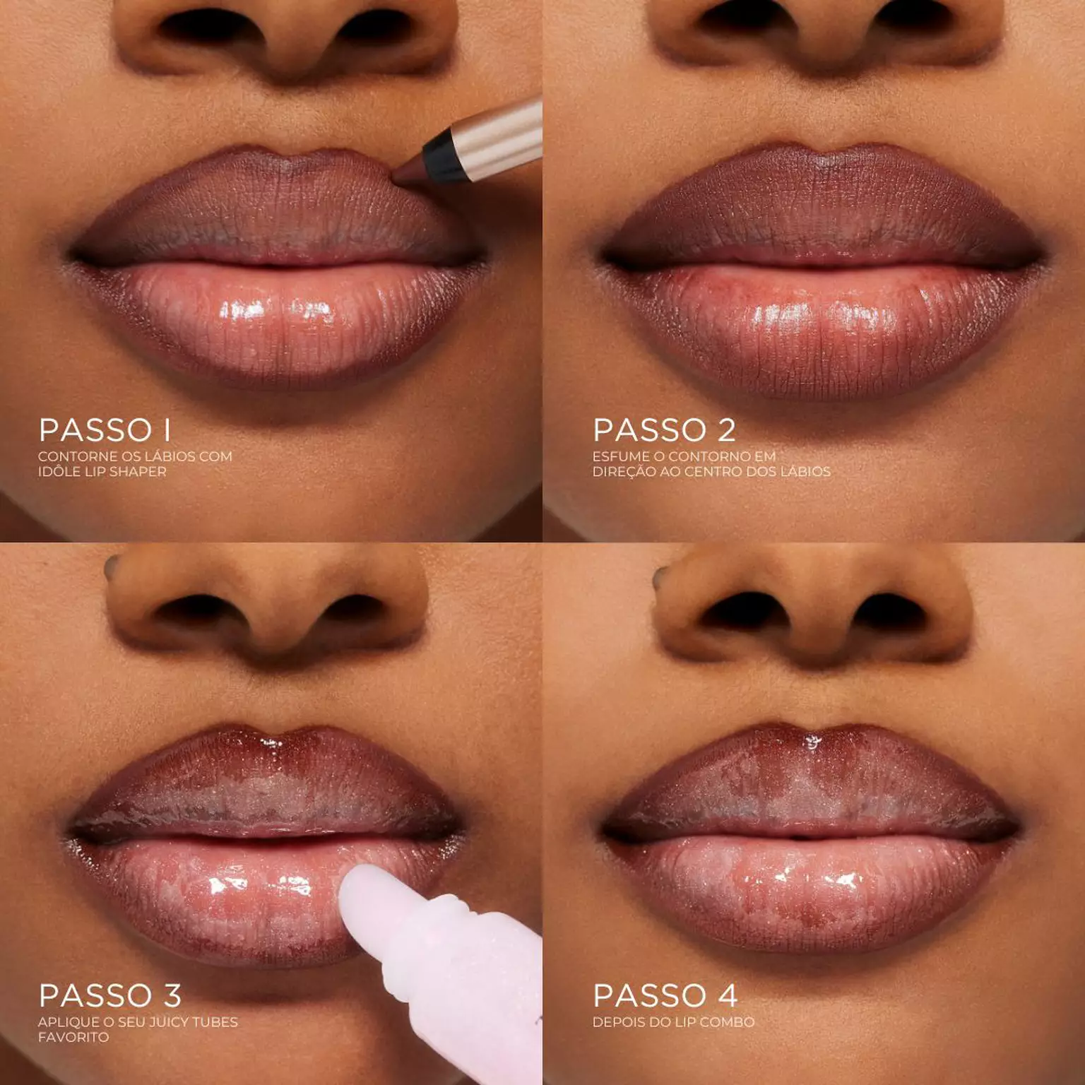 GLOSS LABIAL HIDRATANTE LANCÔME JUICY TUBES COM ACABAMENTO BRILHANTE TRANSLÚCIDO