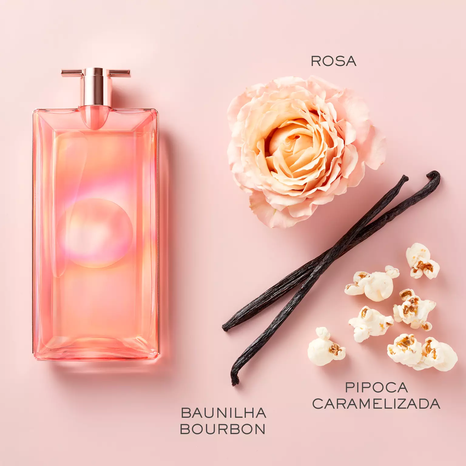 IDÔLE NECTAR EAU DE PARFUM LANCÔME PERFUME FEMININO FLORAL COM ACORDE DE PIPOCA
