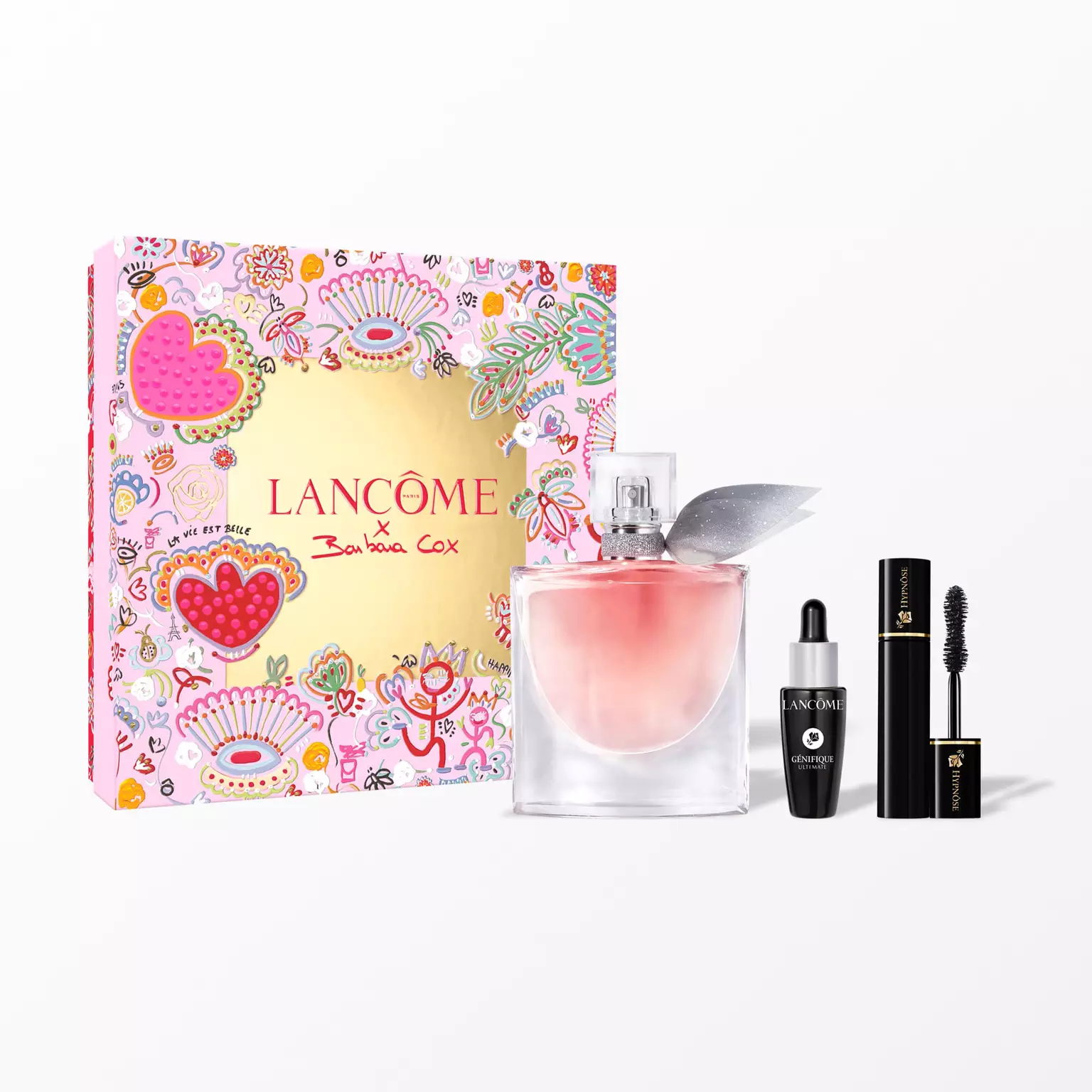 KIT LA VIE EST BELLE EAU DE PARFUM 50ML + GÉNEFIQUE ULTIMATE SÉRUM 10ML + MINI MÁSCARA HYPNOSE 2ML