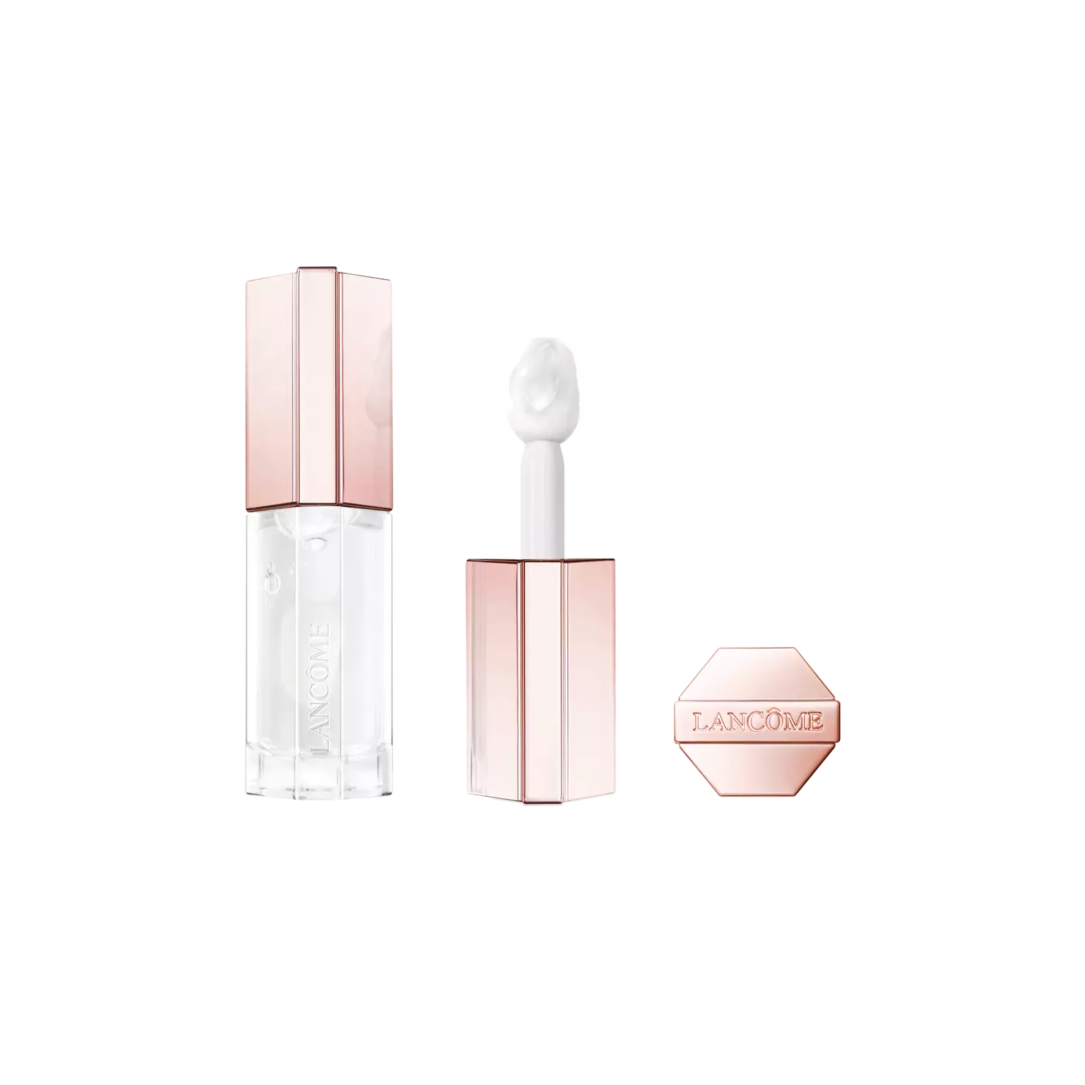 LIP OIL HIDRATANTE COM COR LANCÔME JUICYTREAT COM ESQUALANO E EFEITO GLOSS 3D