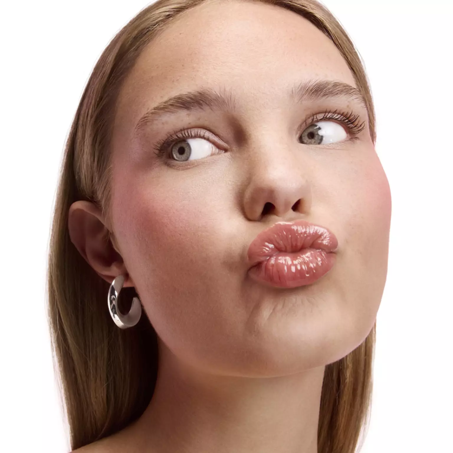 LIP OIL HIDRATANTE COM COR LANCÔME JUICYTREAT COM ESQUALANO E EFEITO GLOSS 3D