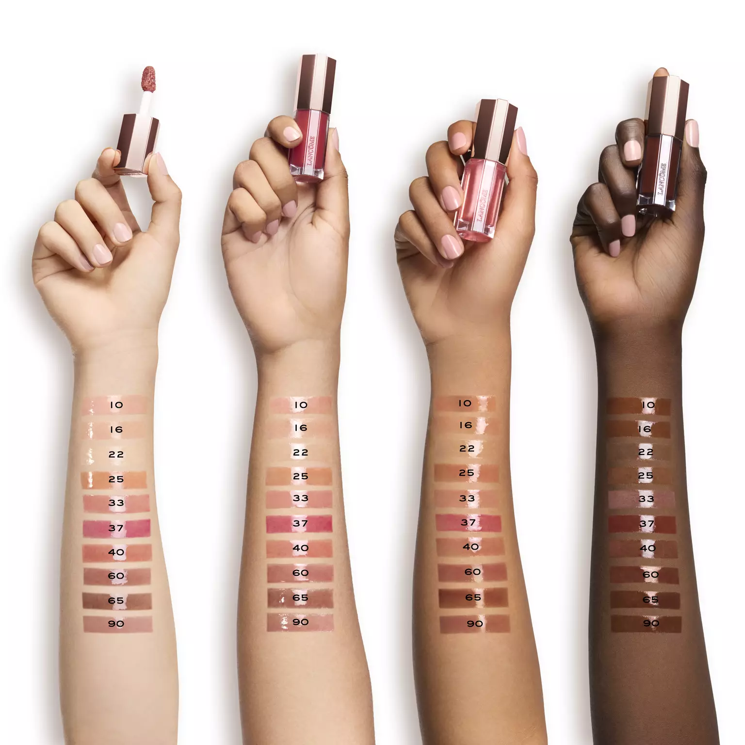 LIP OIL HIDRATANTE COM COR LANCÔME JUICYTREAT COM ESQUALANO E EFEITO GLOSS 3D