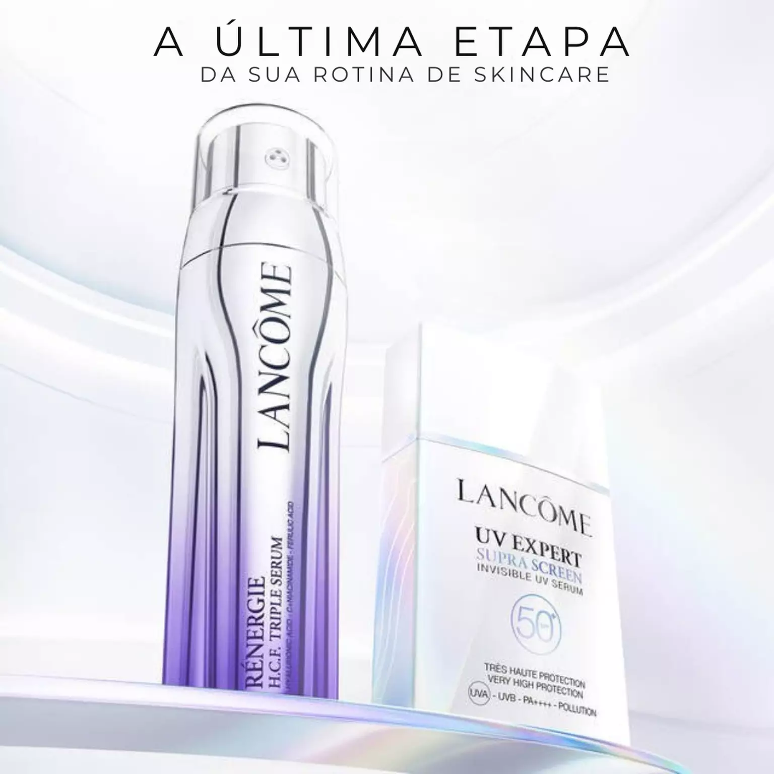 PROTETOR SOLAR FPS 50 LANCÔME UV EXPERT SUPRA SCREEN COM NIACINAMIDA E VITAMINA E