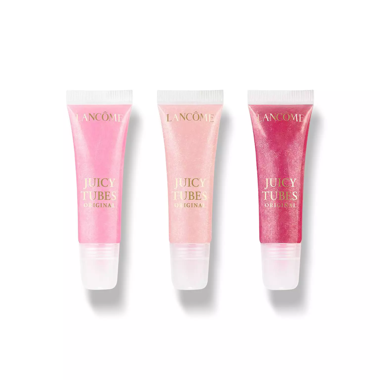 TRIO DE BRILHO LABIAL LANCÔME LIP IDÔLE JUICY TUBES GLOSS PARA O VERÃO