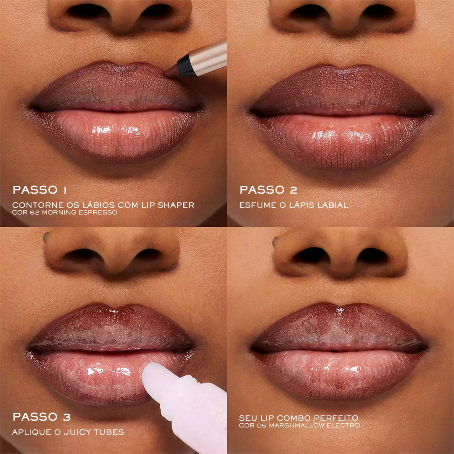 TRIO DE BRILHO LABIAL LANCÔME LIP IDÔLE JUICY TUBES GLOSS PARA O VERÃO